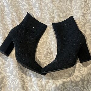 MIA women’s Black Sparkle Ankle Booties
